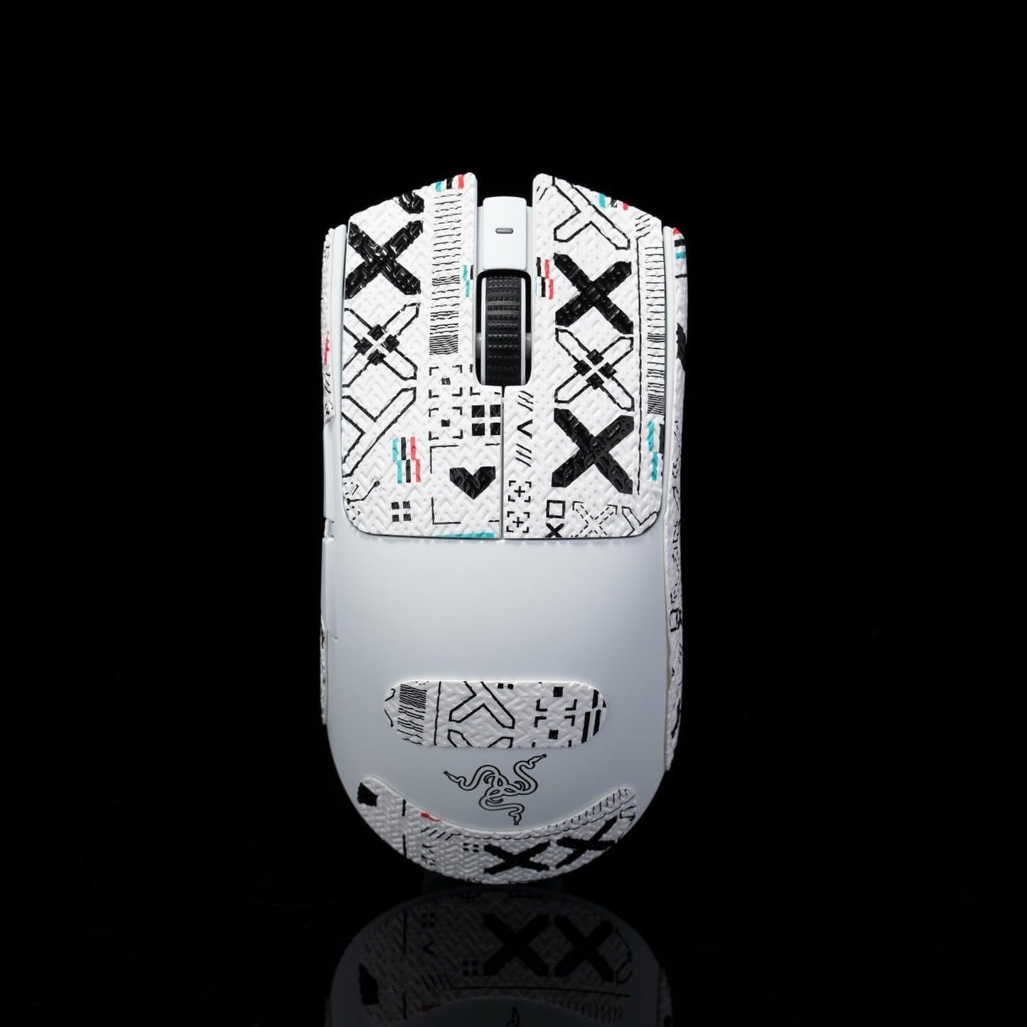 Grip Tape for Razer Viper V3 Pro - Anti-Slip,Enhanced Control, Sweat Resistance,Improves FPS Gaming Grip & Mouse Protection [Pre-Cut] Printsteam White