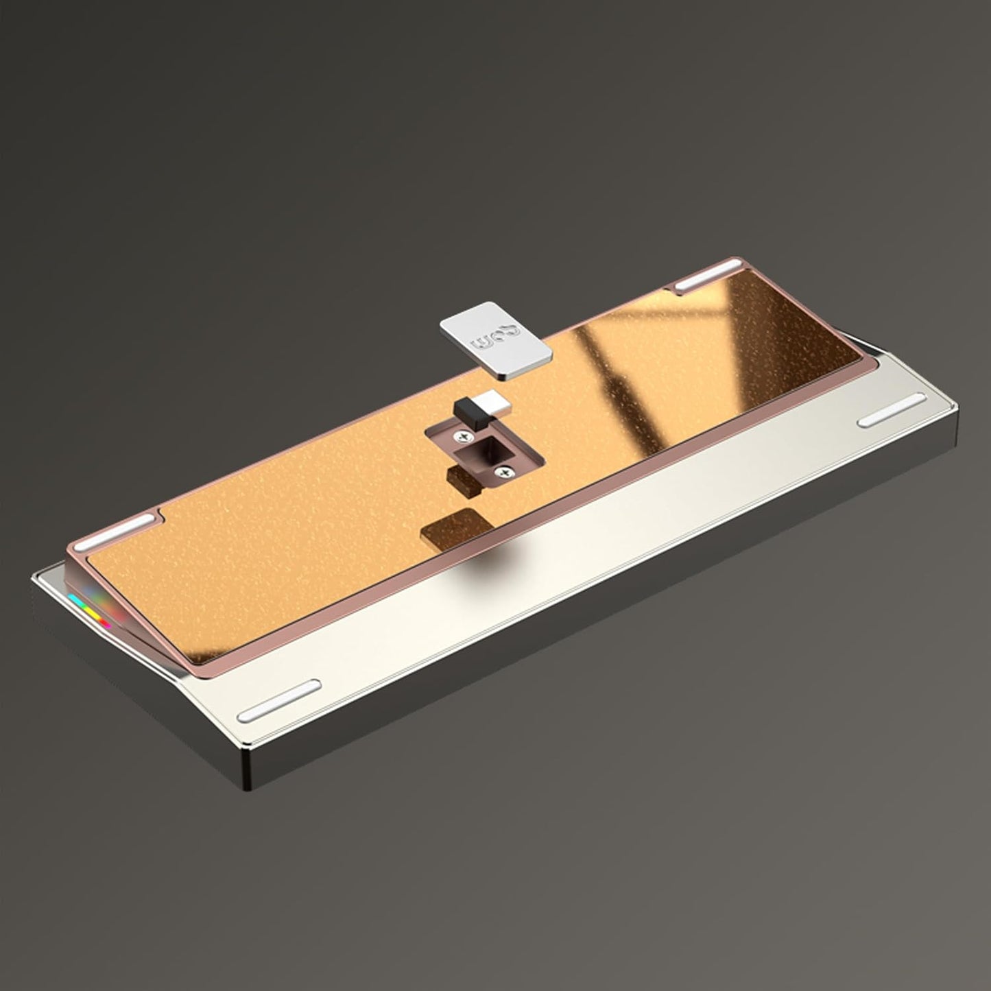 KEEBMONKEY WOBKEY Crush 80 Reboot CNC Aluminum 5-Second Quick-Release Triple-Mode Connectivity Mechanical Keyboard with Superior Acoustics (Pro Blue)