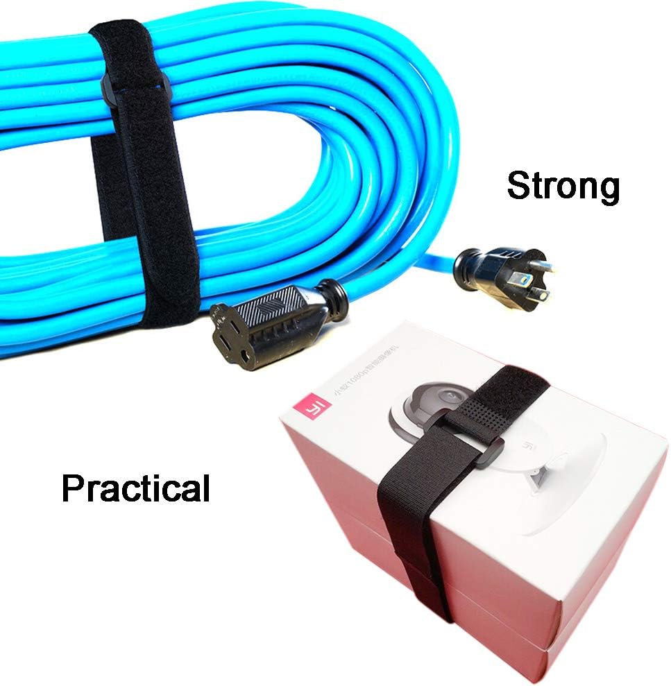 36 inch Cable Straps,12 pcs Reusable Fastening Hook and Loop Utility Cable Ties Down Wraps Adjustable Cinch Straps