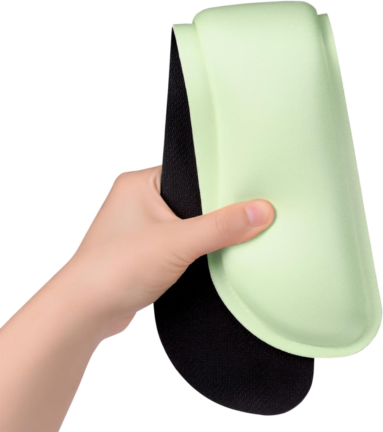 Dapesuom Enlarge Keyboard Wrist Rest, Memory Foam Keyboard Wrist Cushion for Computer Desk Mats Support, Typing Pain Relief Ergonomic Mouse Pad Rests with Non-Slip Base for Gaming, Laptop, Lake Green