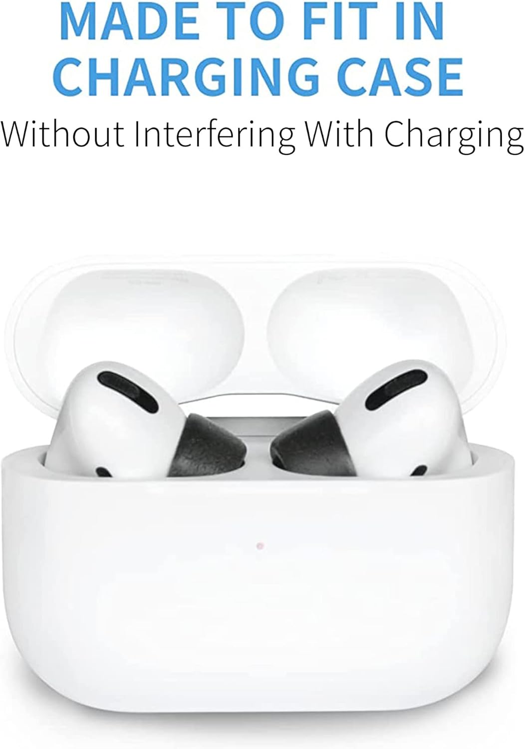 Comply Memory Foam Replacement Earbud Tips for Apple AirPods Pro 1 & 2 | Ultimate Comfort, Secure Fit, Superior Noise Isolation | Anti Slip, Prevent From Falling Out | Black (S/M/L) (3 Pairs)