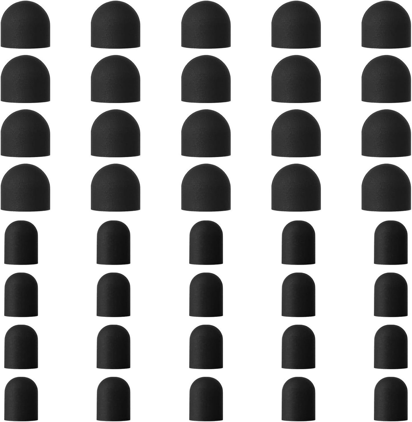 40 Pcs Stylus Tips Replacement Tips Only Pencil Rubber for Stylus Pens Soft No Scratches Sensitivity and Precision Universal Ends Replacement Friendly Swede