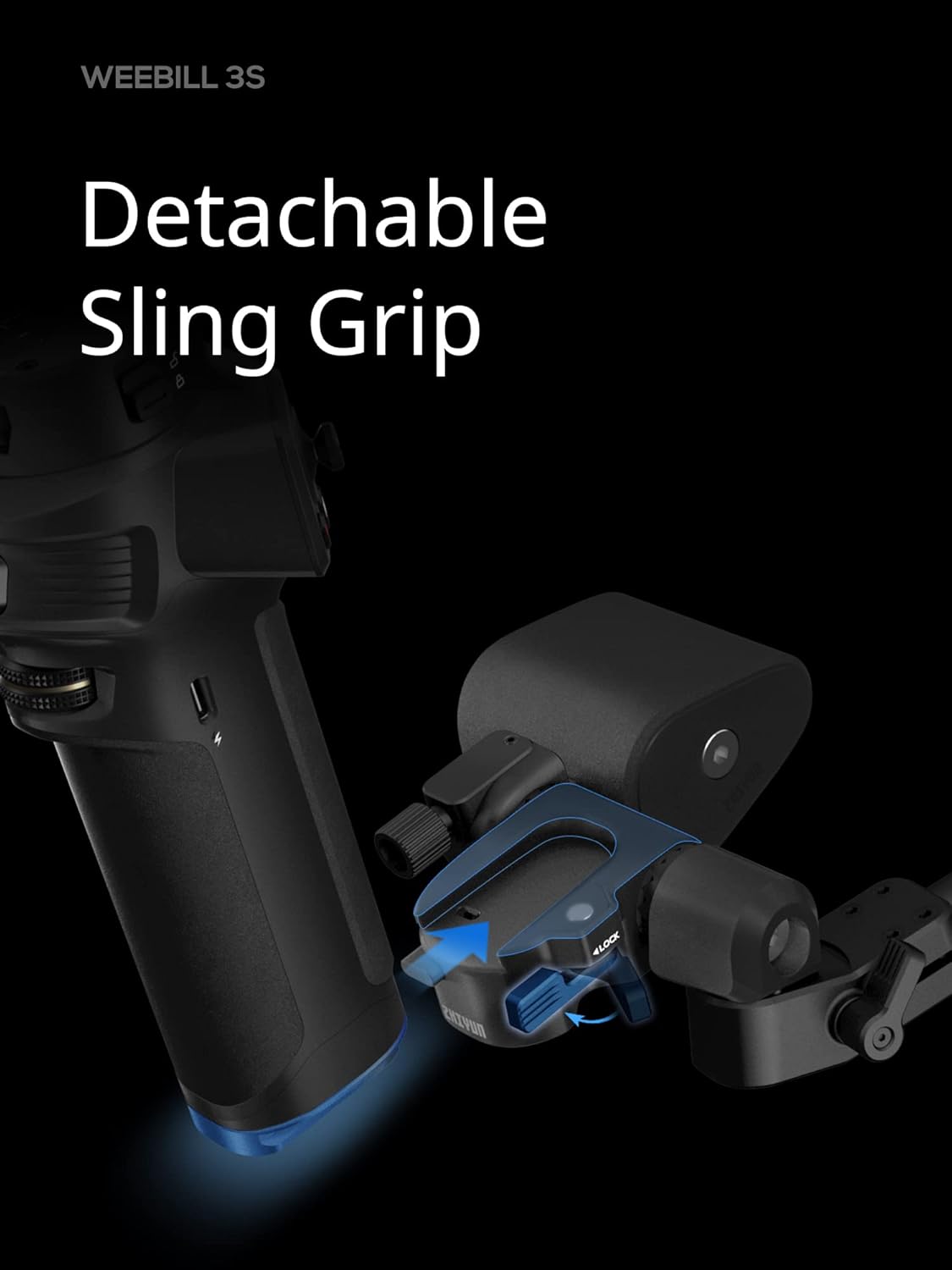 ZHIYUN Weebill 3S [Official] Gimbal Stabilizer for DSLR and Mirrorless Camera Canon/Nikon/Sony/Panasonic/Fujifilm,Fill Light,Native Vertical Shooting