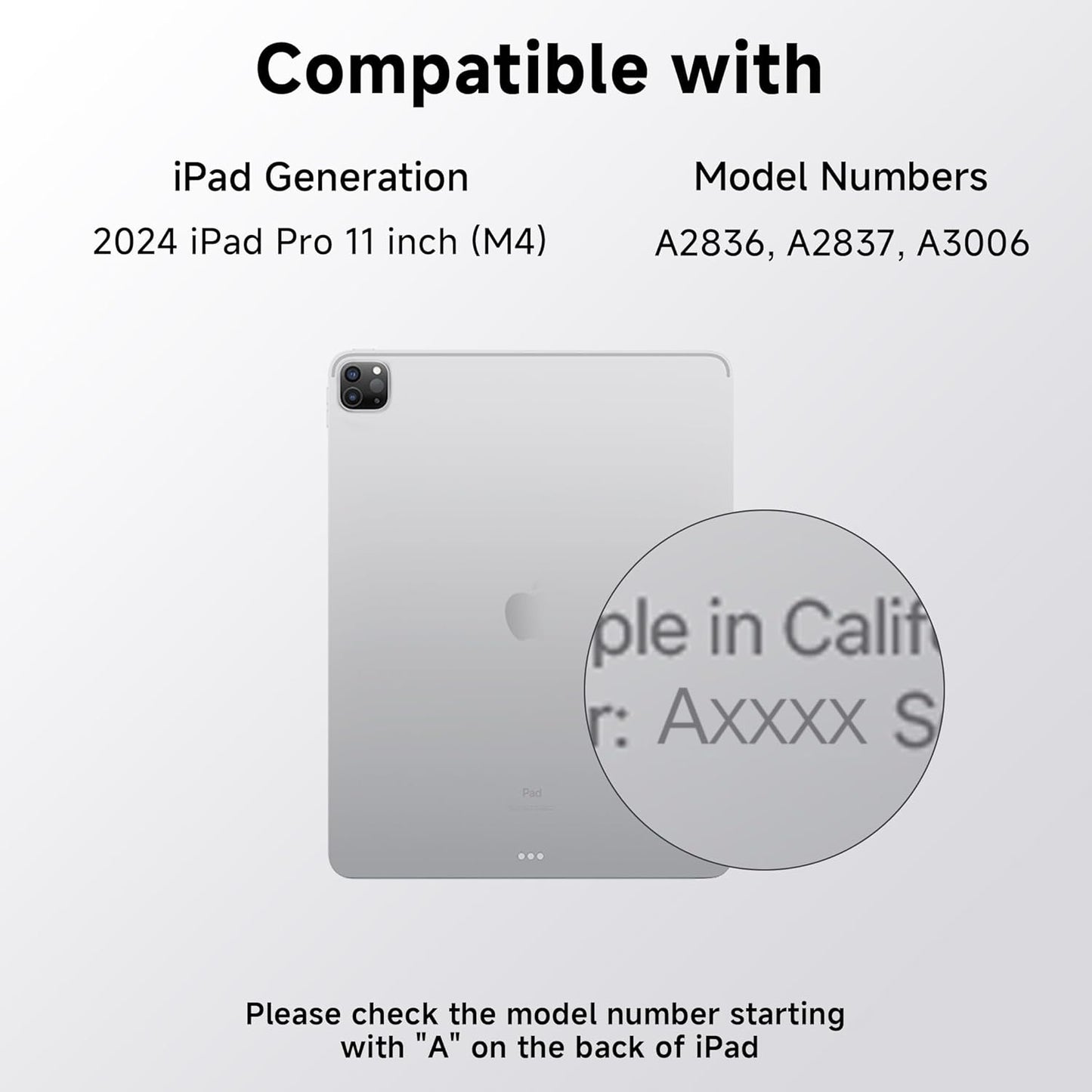 iPad Keyboard Case for 2024 M4 iPad Pro 11 inch, Magic Wireless Keyboard with Trackpad 7 Color Backlit, 360° Rotating Stand Transparent Protective Cover with Pencil Holder (Purple)