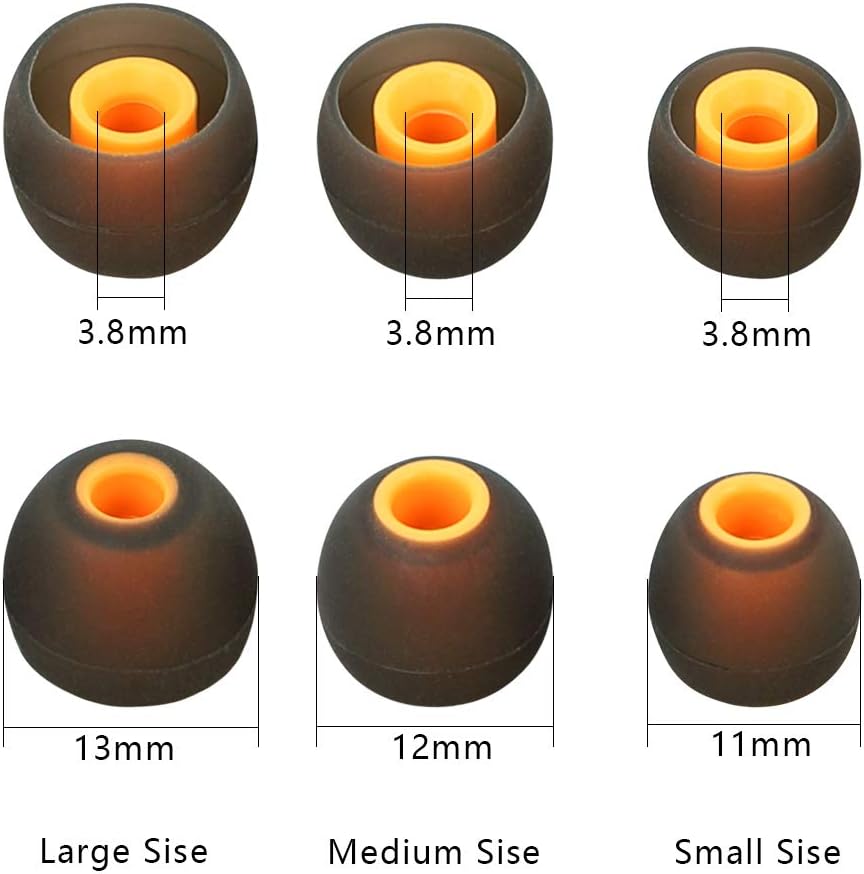 Earbud Tips Earbuds Replacement Tips Ear Tips Earbuds Eartips Eargels 9 Pairs SML