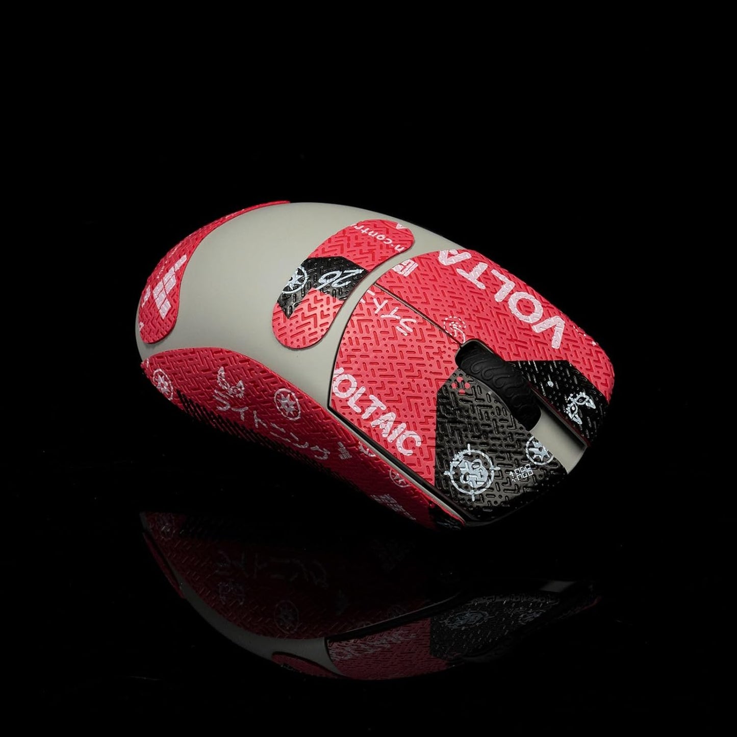 Grip Tape for Lamzu Atlantis Maya - Anti-Slip,Enhanced Control, Sweat Resistance,Improves FPS Gaming Grip & Mouse Protection [Pre-Cut] Blood X