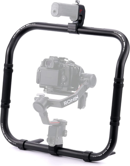 Tilta Basic Ring Grip Plus Compatible with DJI Ronin RS3 Pro/ RS4/ RS4 Pro | Improved Stability, Movement & Flexibility | Aluminum Alloy | Multiple Power Options