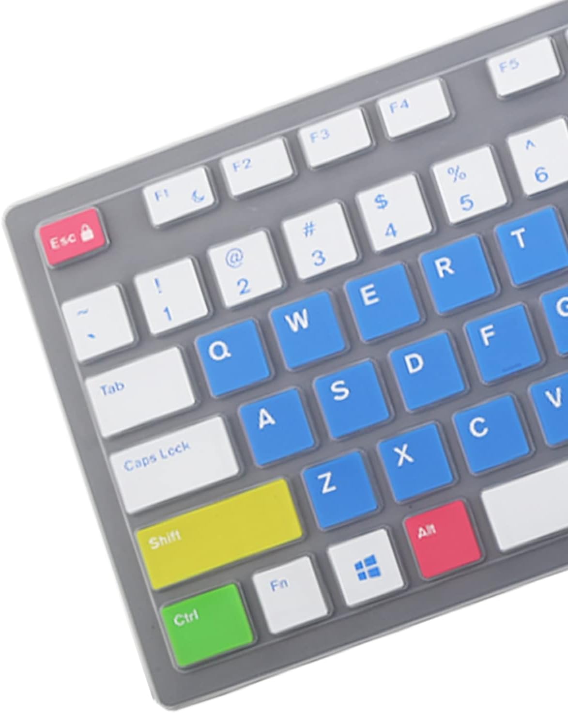 Keyboard Cover Skin for Dell KM636 KB216 KB216t KB216d KB216p Wired & Wireless Keyboard, Dell Optiplex 5250 3050 3240 5460 7450 7050, Dell Inspiron Desktop 24" 27" 5400 5490 7700 7790 3475 3670 3477