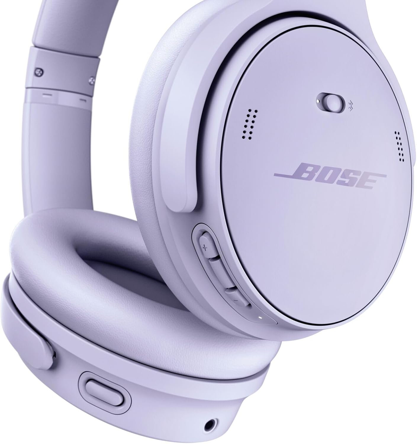 Bose QuietComfort Bluetooth Headphones, Wireless Headphones with Active Over Ear Noise Cancelling and Mic, Deep Bass, Up to 24 Hours of Playtime, Chilled Lilac - Limited Edition Color