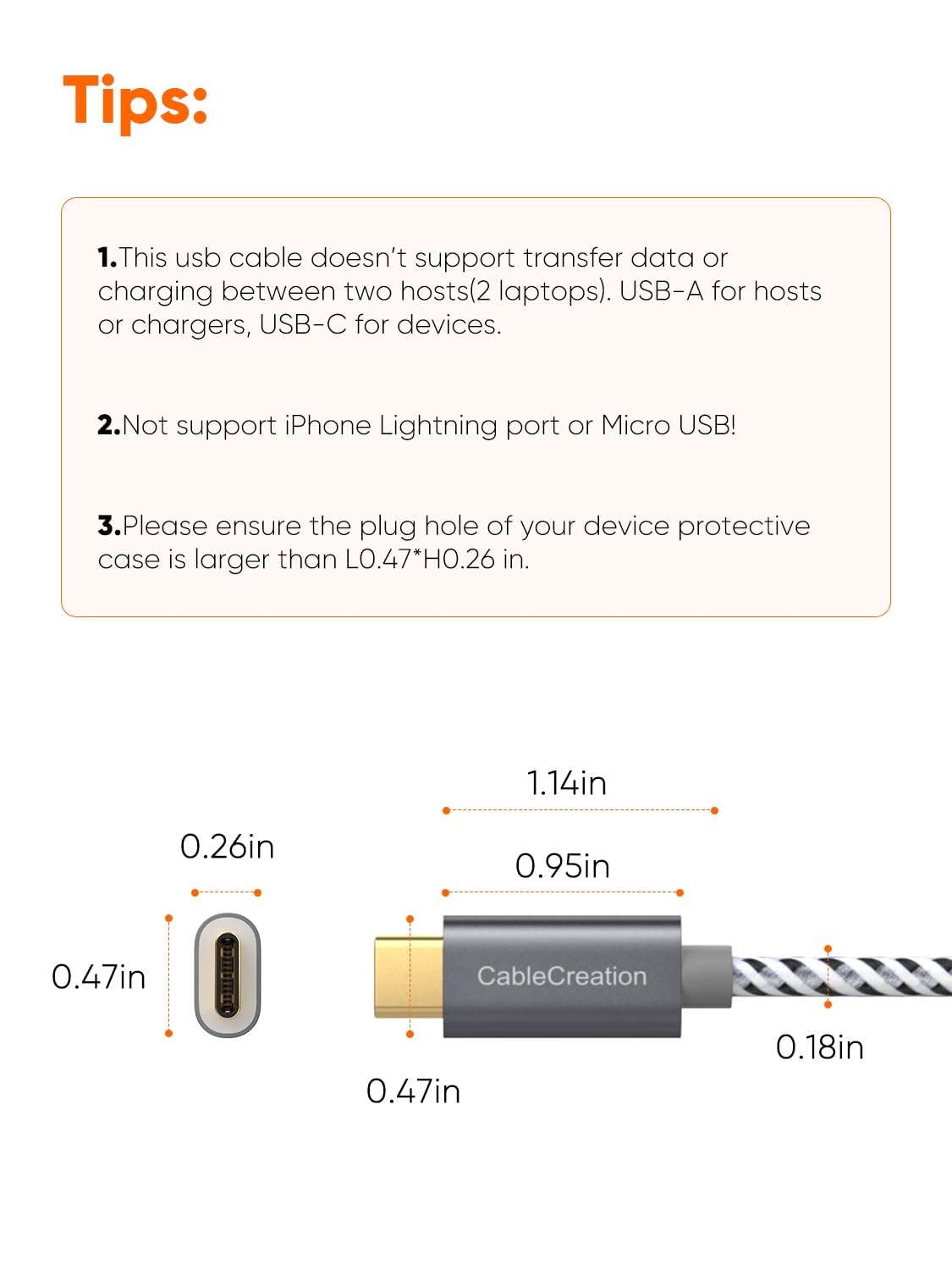 CableCreation USB A to USB C Cable 5FT, 10Gbps USB C to A USB 3.2 3.1 C Data Cable, Android Auto 3A Fast Charge Cord for Type C External SSD MacBook iPad, Galaxy S24/S23+, iPhone 15/iPhone 16+