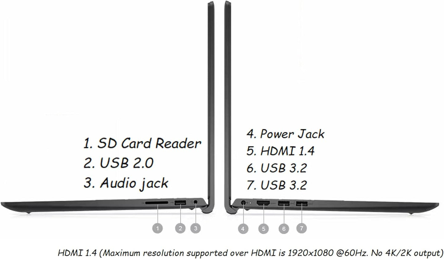 Dell Inspiron 15 3000 Touchscreen Laptop 15.6" FHD (1920x1080) IPS, 13th Gen Intel 10 Cores i5 Processor Up to 4.6GHz, 16GB RAM 1TB SSD, WiFi 6, Copilot, Windows 11
