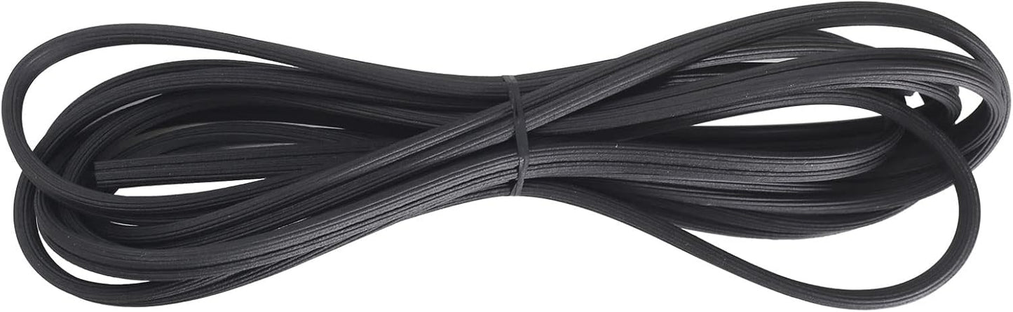 4 Pack Screen mesh Repair Rolling Tools Set for Window/Door Screen Replacement Include Spline Roller Tool with Wooden Handle and Steel Bearing Wheel/Screen Retainer Spline/Hook/Cutter (20'Spline)