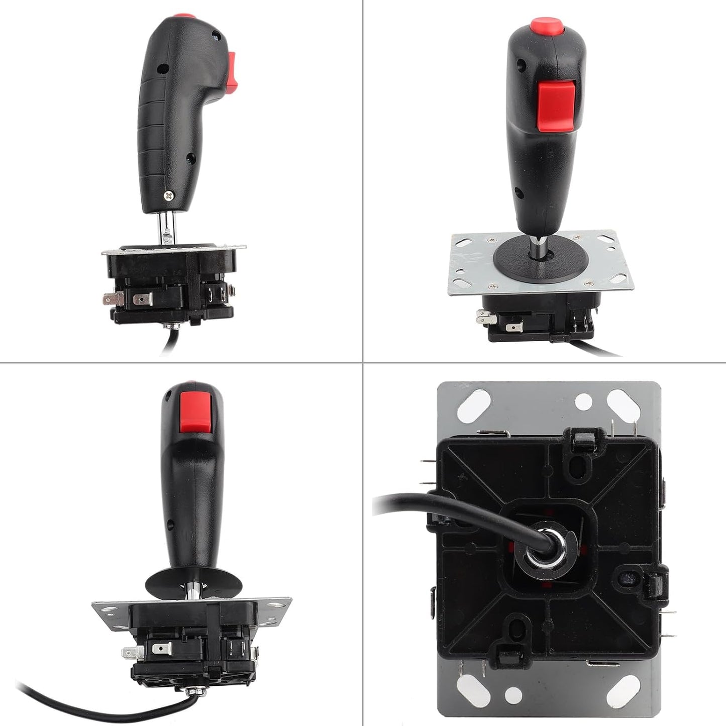 Flight Joystick 8-way adjustable joystick with trigger and top launch button for video game simulator flyer