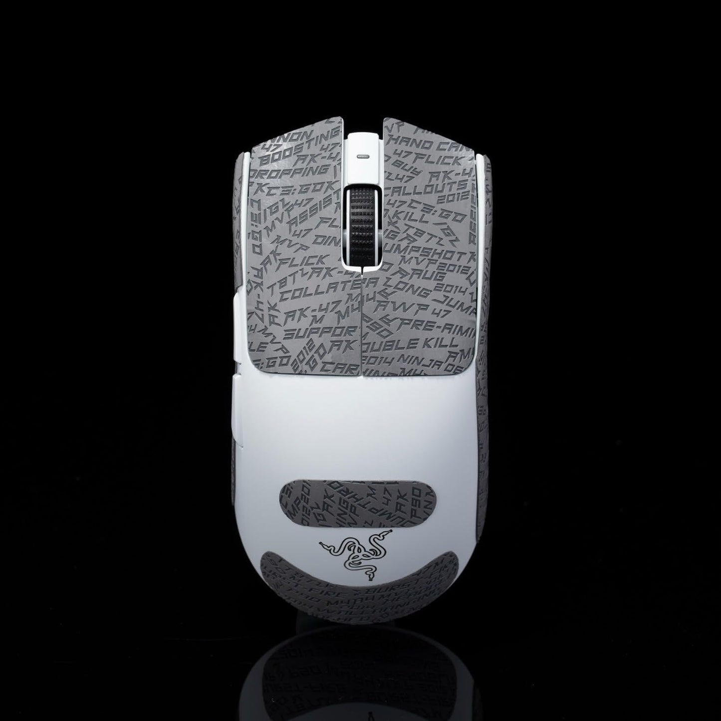 Grip Tape for Razer Viper V3 Pro - Anti-Slip,Enhanced Control, Sweat Resistance,Improves FPS Gaming Grip & Mouse Protection [Pre-Cut] CS Gray