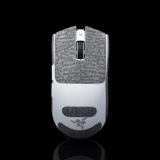 Grip Tape for Razer Viper V3 Pro - Anti-Slip,Enhanced Control, Sweat Resistance,Improves FPS Gaming Grip & Mouse Protection [Pre-Cut] CS Gray