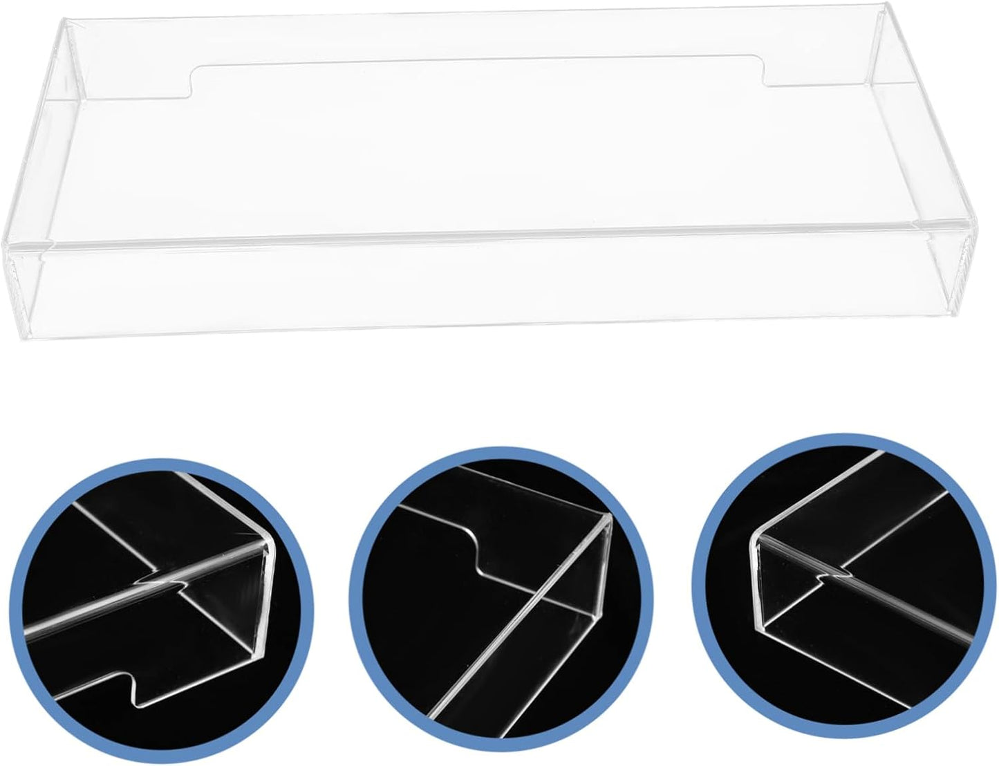 Cabilock Clear Desktop Computer Keyboard Cover Skin, Keyboard Cover, Acrylic Computer Mechanical Protector Skin Waterproof