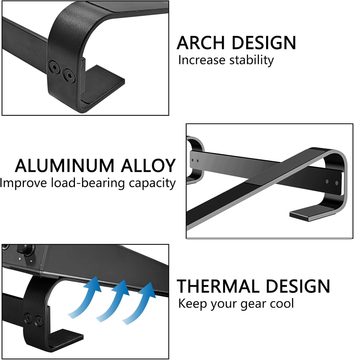 Aluminum Drum Controller Stand Portable Cooling Stand Compatible with NI Maschine Plus MK3/Ableton Push 3