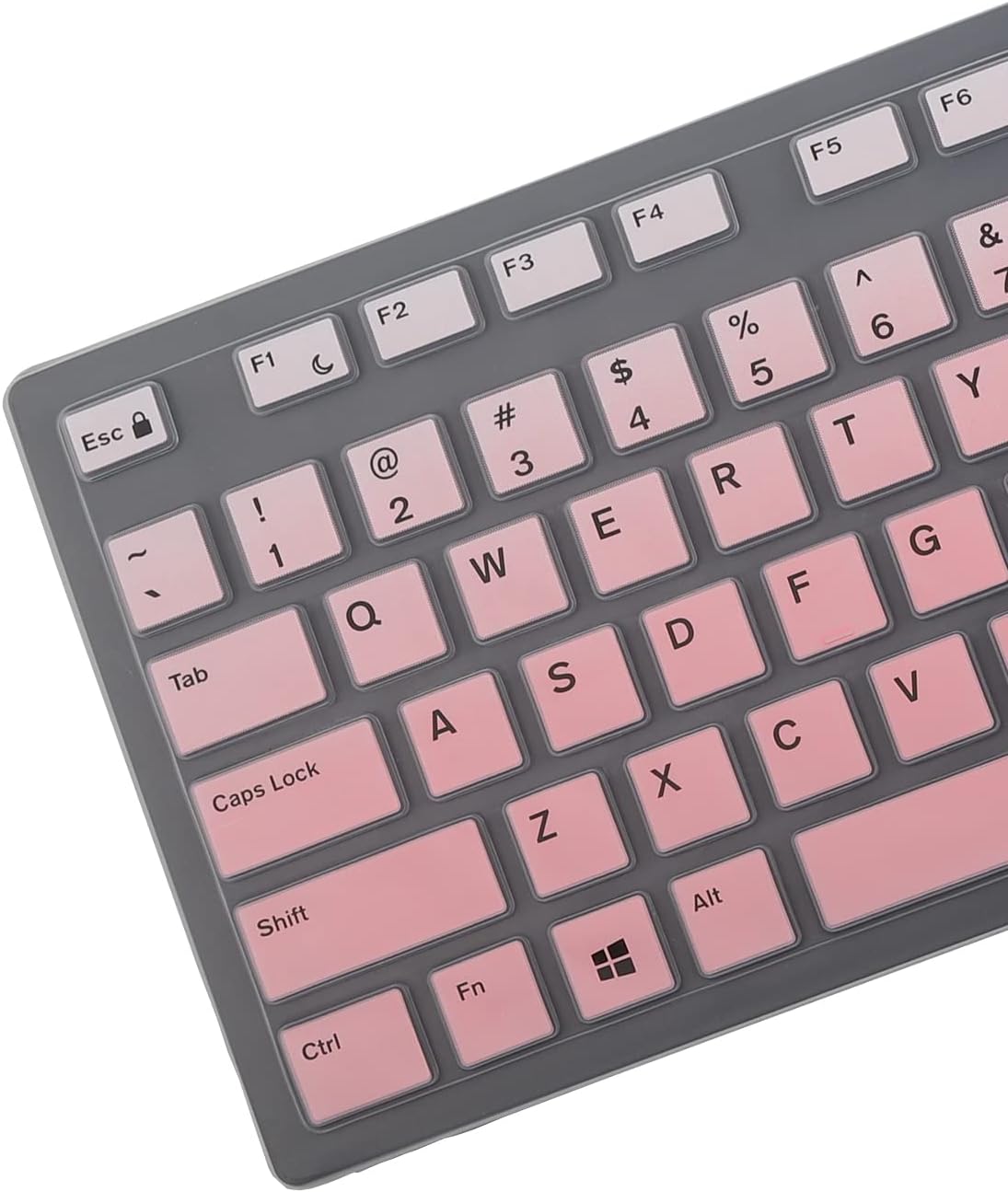 Keyboard Cover Skin for Dell KM636 KB216 KB216t KB216d KB216p Wired & Wireless Keyboard, Dell Optiplex 5250 3050 3240 5460 7450 7050, Dell Inspiron Desktop 24" 27" 5400 5490 7700 7790 3475 3670 3477