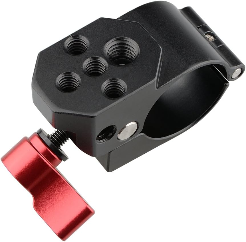 CAMVATE 30mm Monitor Mount Rod Clamp for Ronin-M Gimbal Stabilizer (Red) - 1552