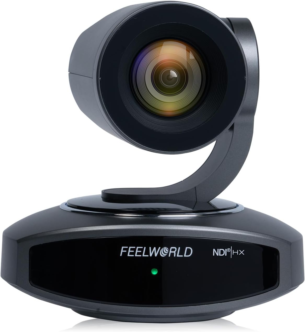 FEELWORLD NDI10X NDI PTZ Camera 4K Resolution 10X USB HDMI POE NDI HX2 Supported AI Tracking Auto Focus for Video Conference Rooms Live Streaming Church Worship and Event with Zoom YouTube Teams OBS
