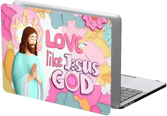 Compatible with MacBook Air 13.3 13.6 Inch Case 2022 2021 2020 2019 Plastic Hard Shell Case Cover,13.6 Air (A2681) M2 2022, Jesus