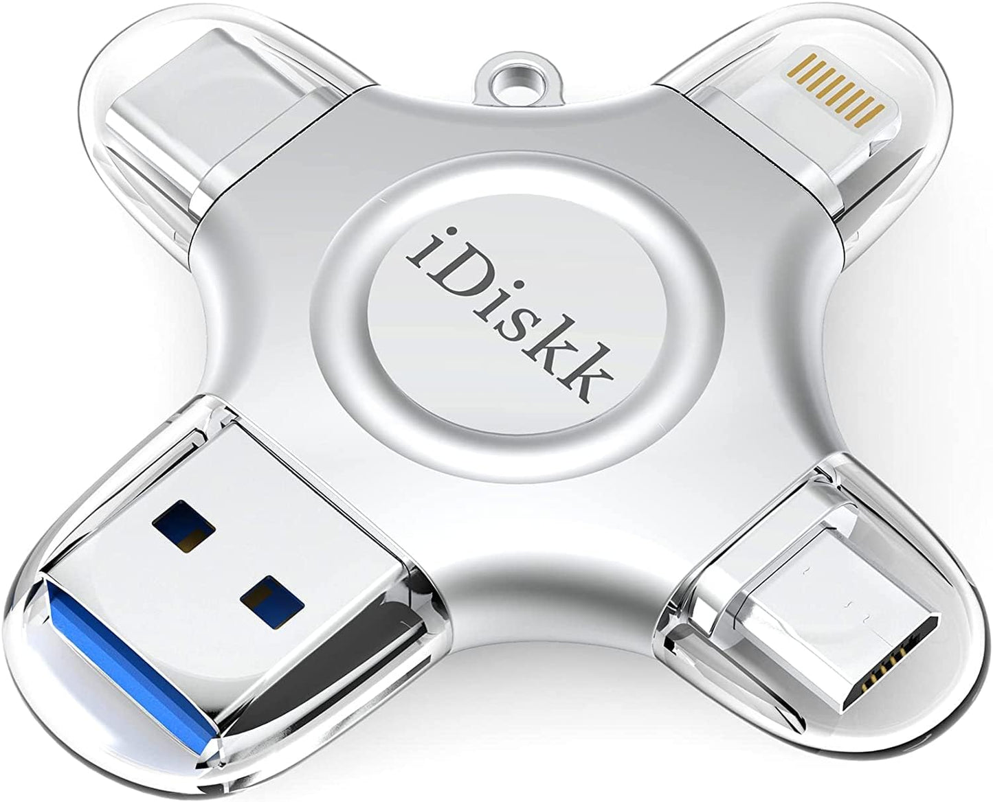 iDiskk App-le MFI Certified 512GB,Flash Drive for iPhone Photo Stick,for iPhone 15 and 16,Flash Drive for Photos and Videos,iPhone USB Storage,Photo Stick, for iPad Android Samsung (4 in 1)