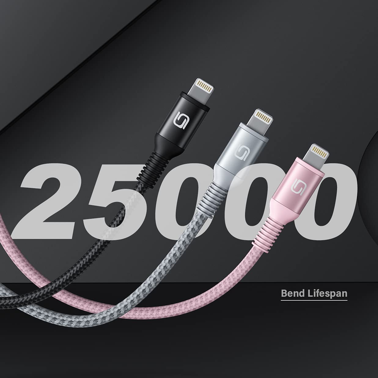 iPhone Charger Cable 10ft, 3Pack MFi Certified Extra Long Lightning Cable 10 Foot Fast Charging Cord Durable Nylon Braided USB Cable for iPhone 14 13 12 11 Pro Max XS XR X 8 7 6s 5 Plus/iPad/AirPods