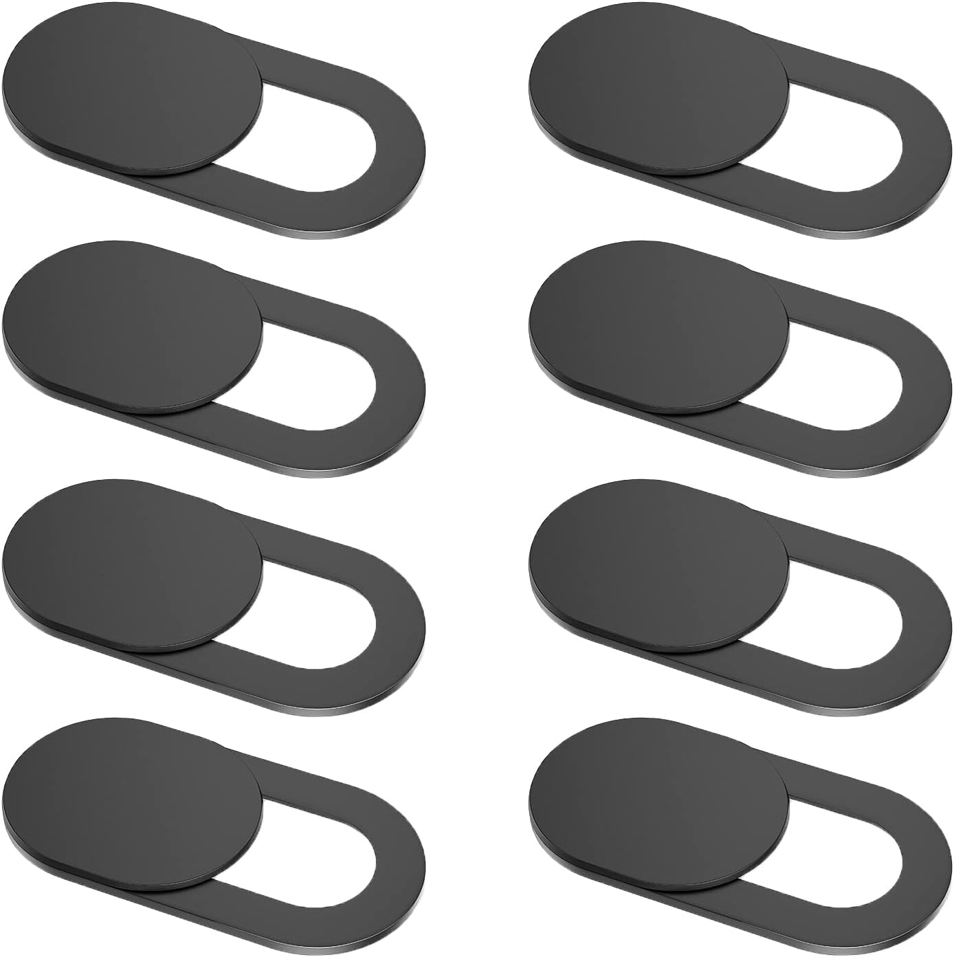 Laptop Camera Cover Slide, [8 Pack] Ultra-Thin Webcam Cover Compatible with MacBook,Laptop,PC,Computer,iMac,iPad, iPhone 6/7/8 Plus. 0.022in Thick Web Blocker Protect Your Privacy and Security