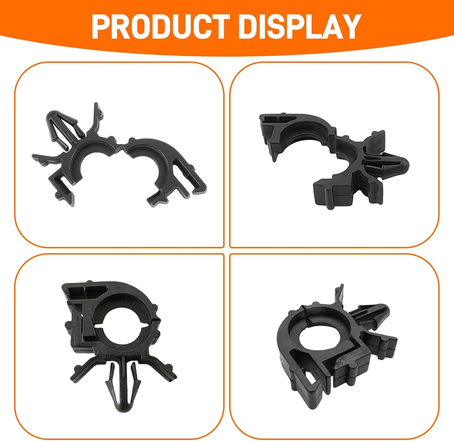 30pcs 1/2" OD 11/32" ID Wire Loom Routing Clips for GM 8911473