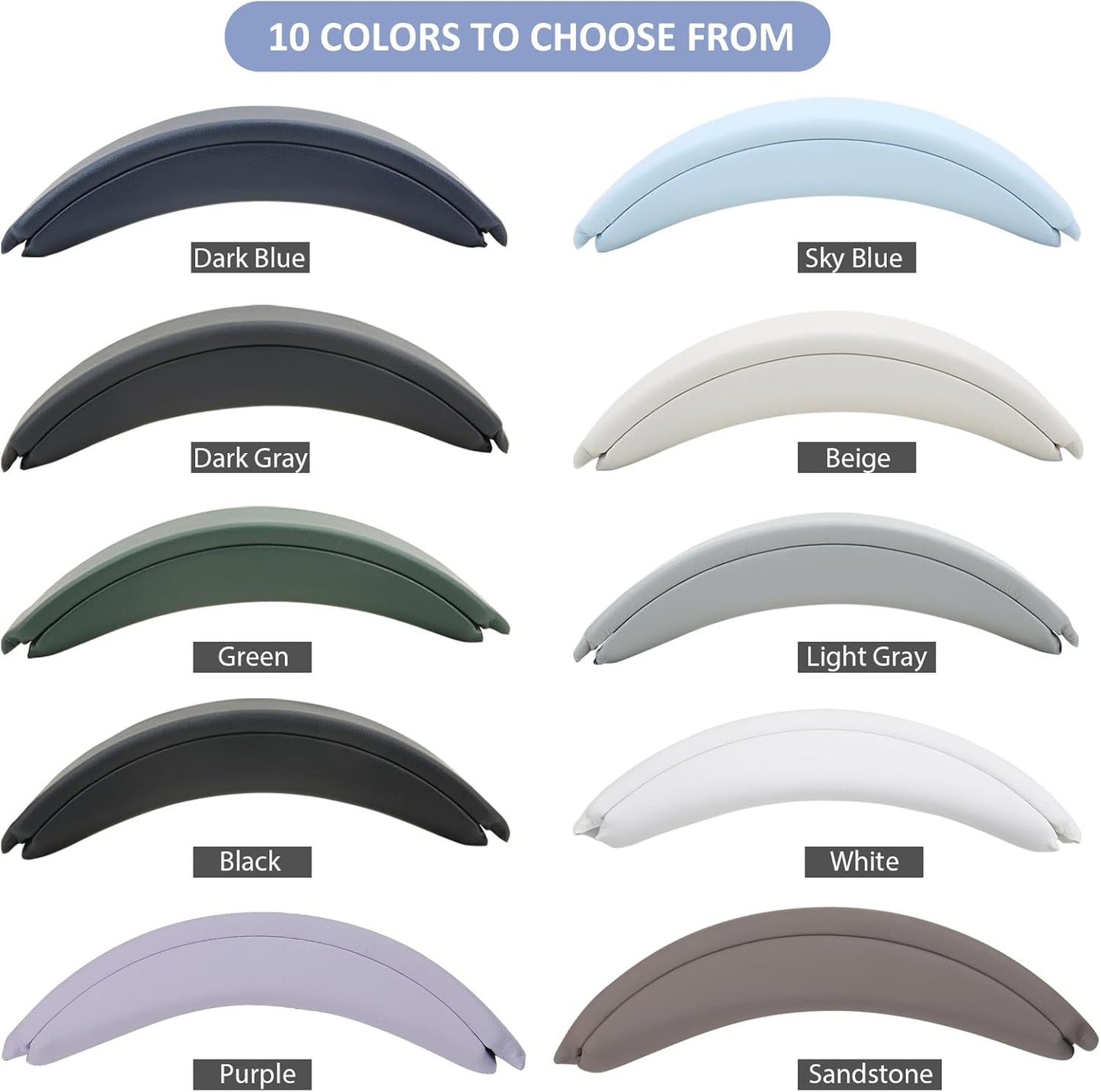 Headband Cushion Pad for Bose QuietComfort 45 QC45 QC35 Headset Head Cushion Cover Repair Part (Purple)