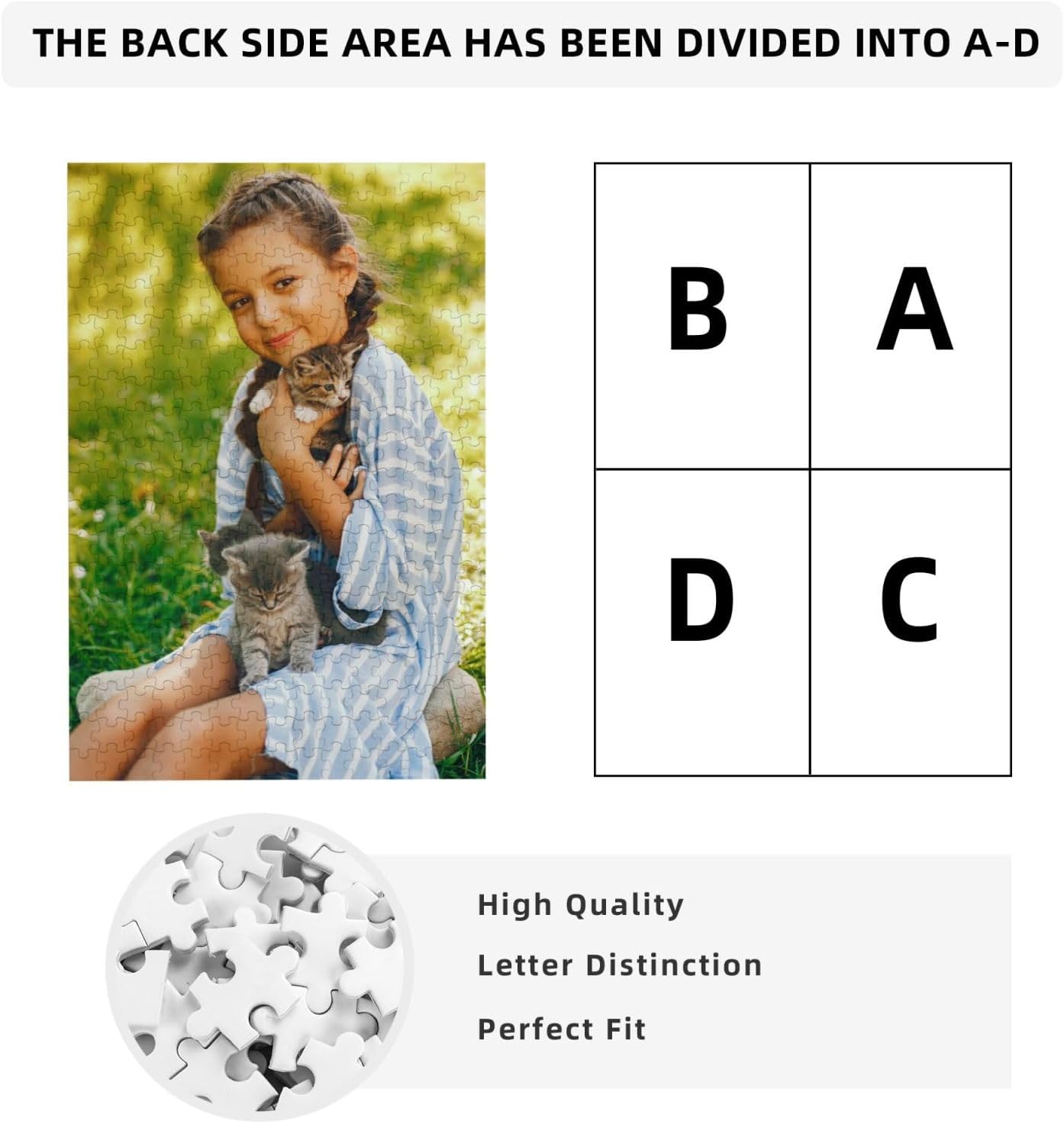 Custom Jigsaw Puzzle from Photos 300/500/1000 Pieces Personalized Wooden Picture Puzzles Gift for Adult Family Friends,Birthday,Valentine's Day (Vertical 300PCS)