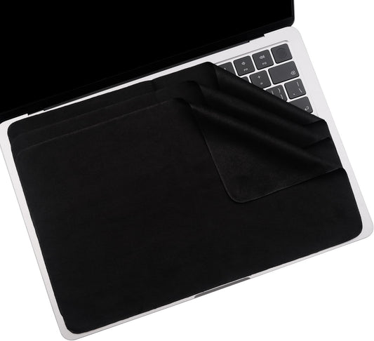 3 Pack Microfiber Liner Cleaning Cloth 13" with Screen Keyboard Imprint Protection, Laptop Keyboard Protector Compatible with MacBook Pro/AIR 13" and MacBook PRO 14"-Black