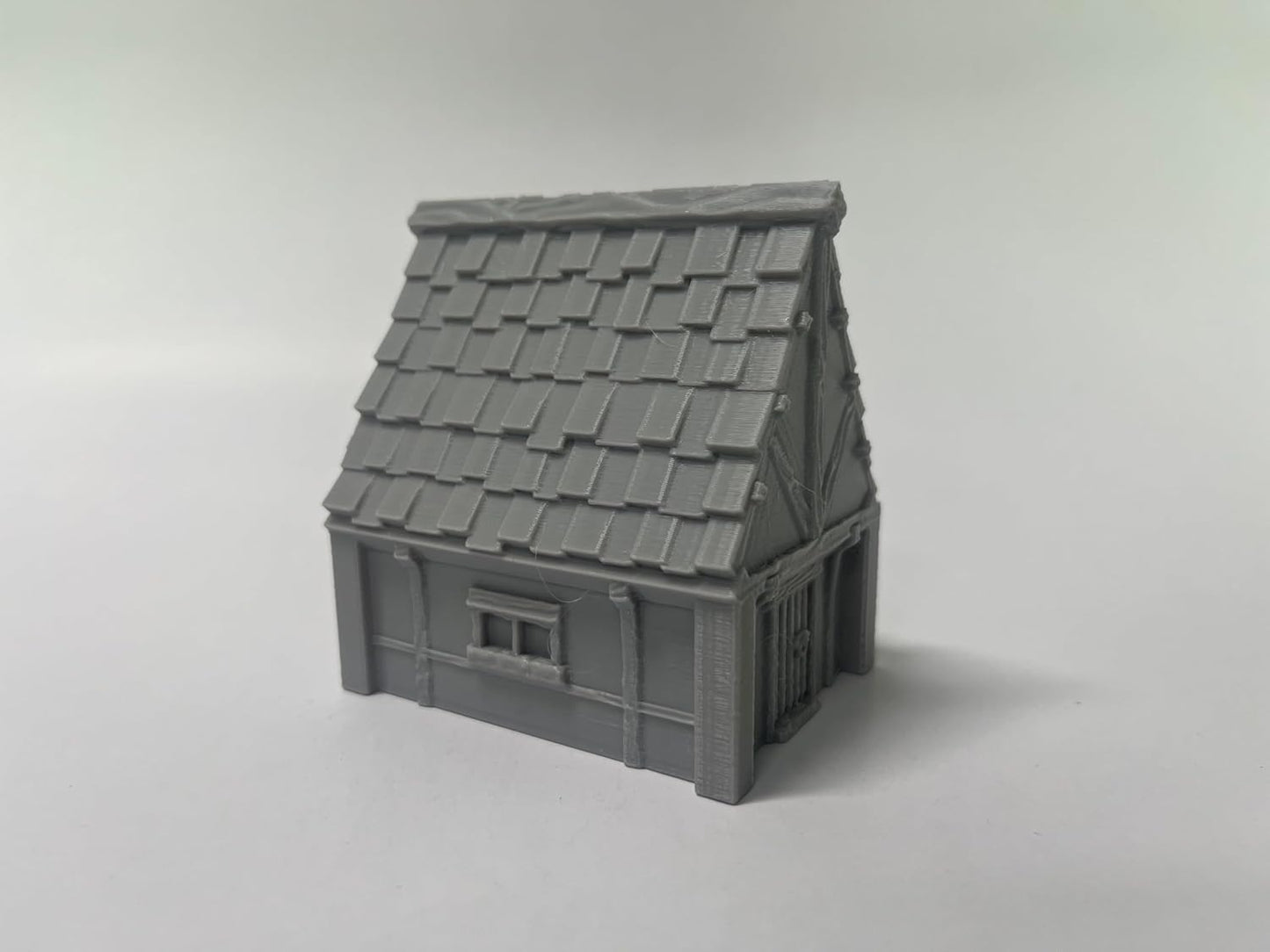 HAUTICO Tabletop Miniature Little Town Building Terrains for RPG War Games - 18mm Scale Scenery with Medieval Style, Dioramas Building Set, Paintable