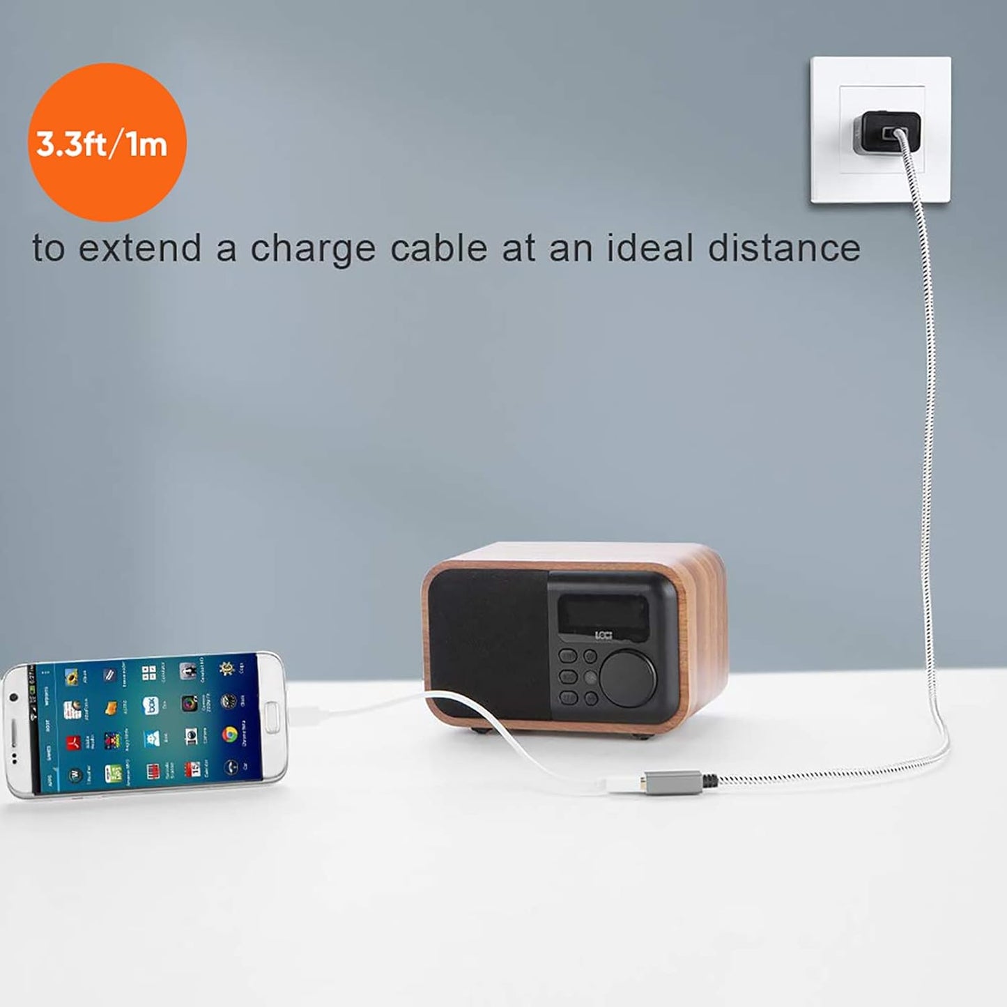 CableCreation 3.3 FT USB 3.0 Extension Cable, USB Male to Female Extender Cord for VR, PlayStation, Xbox, Keyboard, Printer, Scanner, Space Gray 1M