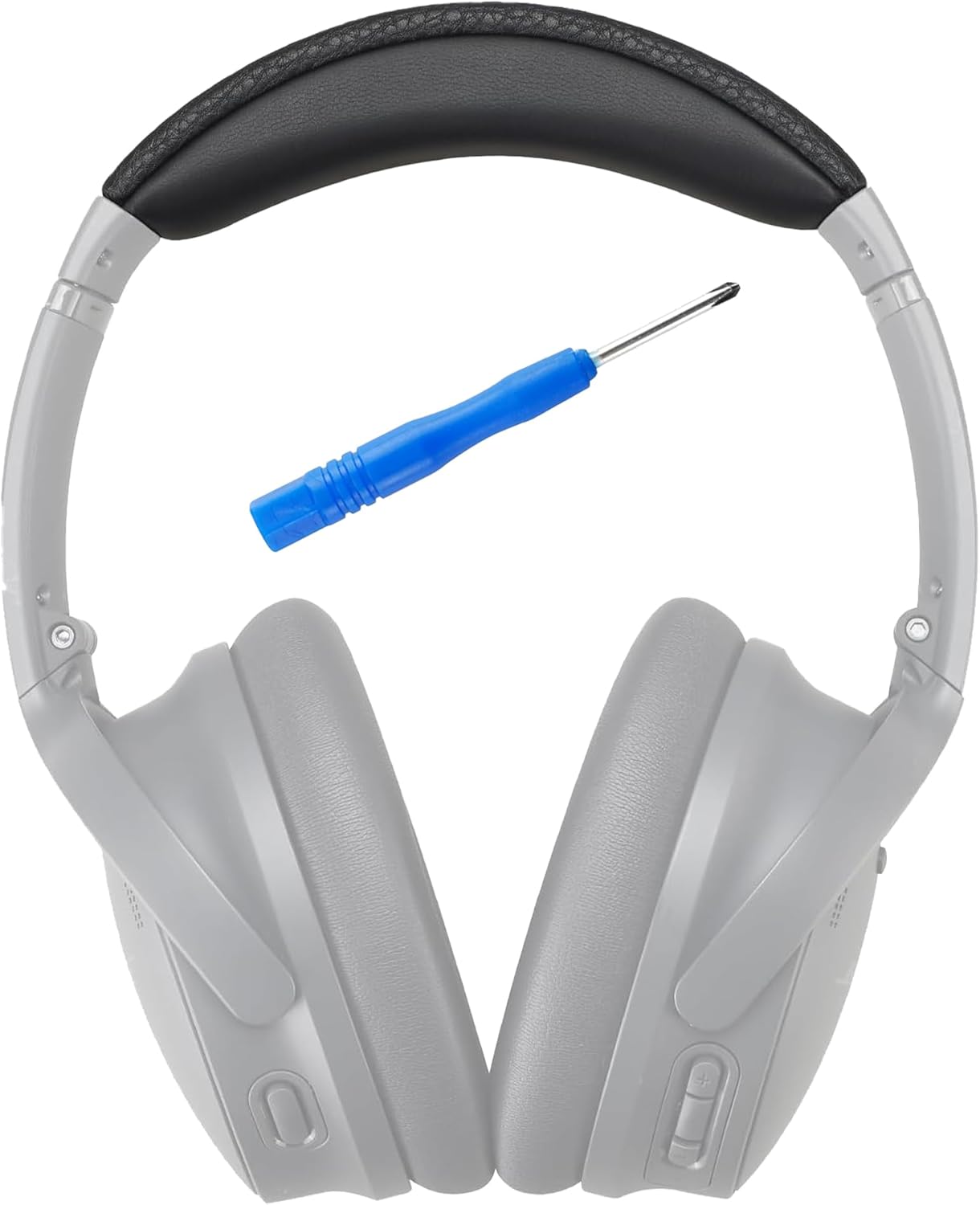 AHG QC35 ii Headband / QC35 Headband pad Cushion kit. Compatible w/Bose QuietComfort 35 ii / QC35 Headphones (Black). Premium Headband Design | Seamless DIY Assembly | Superior Comfort and Durability