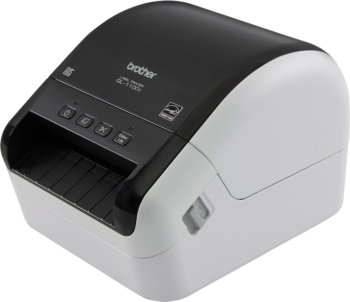 Brother QL-1100c Wide Format Label Printer, Shipping & Postage Labels 4” x 6”, Barcode & QR Code, High Speed, Direct Thermal Printing, Compact, uses DK Drop-in Label Rolls, USB Connectivity
