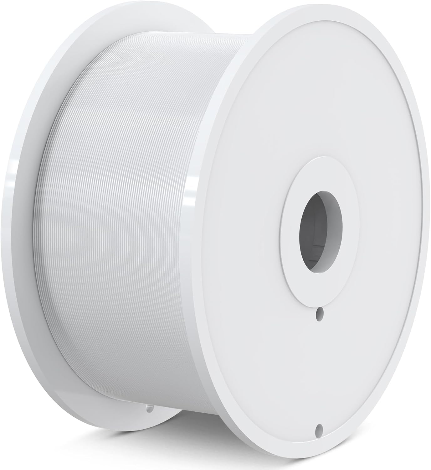 SUNLU Large Spool 5KG PETG Filament, 3D Printer Filament PETG 1.75mm, Less Stringing Good Layer Adhesion High Toughness, Big Roll Filament, 5kg Spool(11 lbs), White