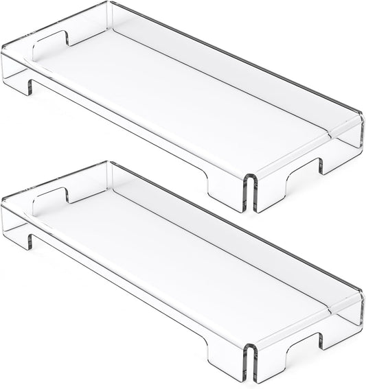 BEEGO Mechanical Computer Keyboard Cover - 2PCS Clear Acrylic Keyboard Cover Keyboard Dust Cover Mechanical Keyboard Cover Full Size Keyboard Protector