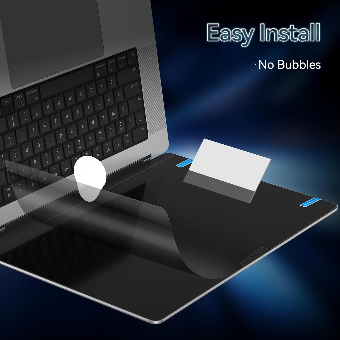 360° Privacy Screen for MacBook Pro 14 Inch (2021-2024, M1, M2, M3, M4), 4 Way Privacy Anti Glare Blue Light Filter Shield Film Anti Spy Laptop Protector for Mac 14.2In Computer