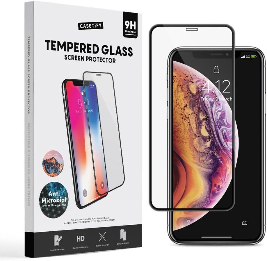 CASETiFY Impact HD Screen Protector [Full screen tempered glass] for iPhone 13/13 Pro/14
