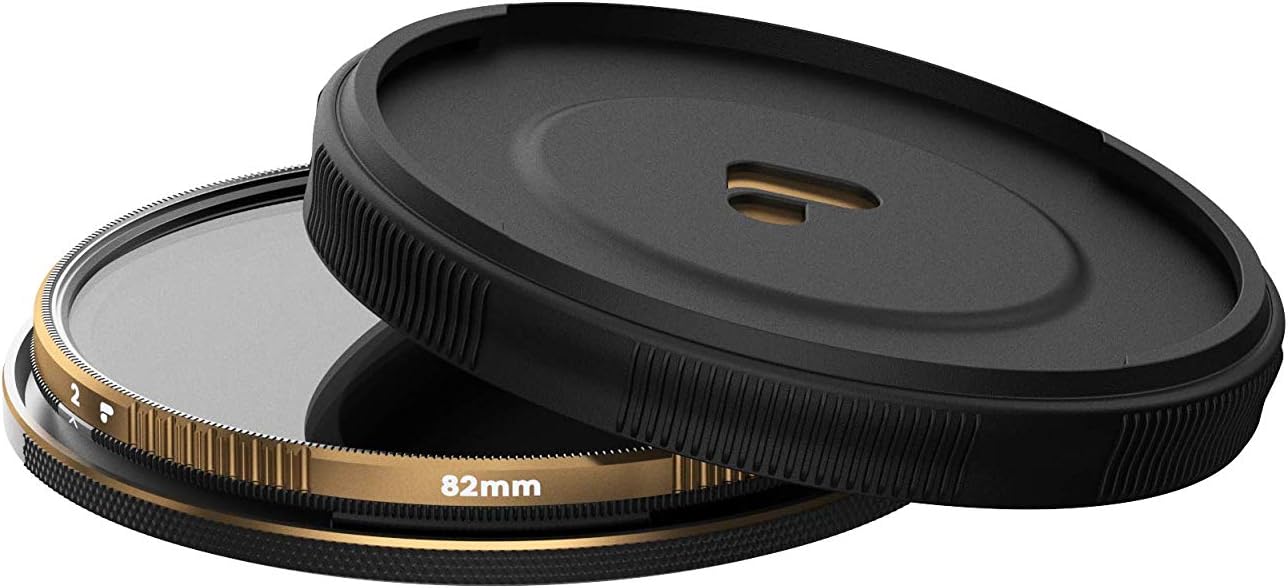 PolarPro 82mm Peter McKinnon VND Camera Filter - 2-5 Stop Variable Neutral Density Lens Filter for DSLR/Mirrorless Professional Video – PMVND Signature Edition II for Cinematic Shutter Speed Control
