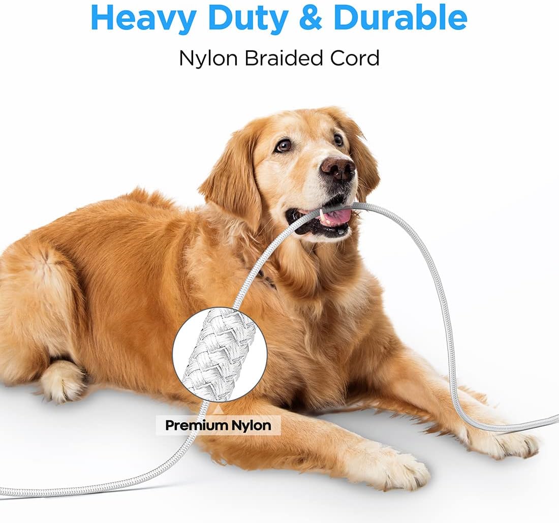 etguuds 6.6ft USB A to USB C Cable 3A Fast Charging, 2-Pack USB A to USB Type C Charger Cord for iPhone 16 15 Pro/Pro Max/Plus, for Samsung Galaxy S24 S23 S22 S21 S20 S10 A55 Flip Note, Moto, White