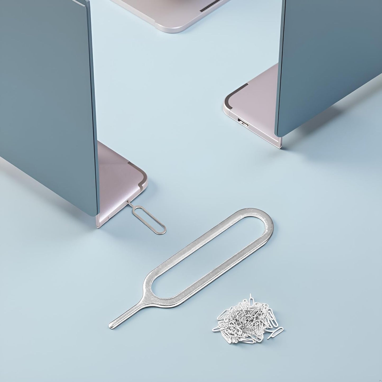 10PCS Sliver SIM Card Removal Openning Tool,Card Tray Eject Pins Needle Opener Ejector Needle Pin Remover for Smart Phones,Sim Card Eject Pin Key Tool, Sliver Maintenance, Upkeep and Repairs