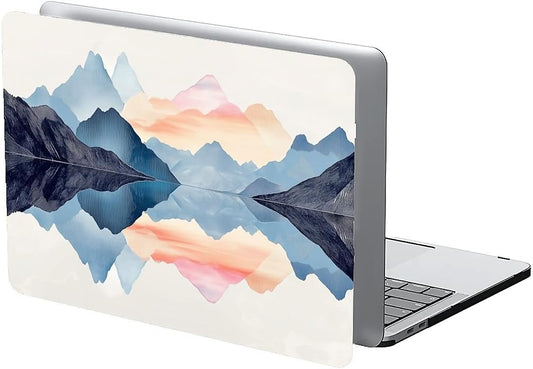 Compatible with MacBook Air 13.3 13.6 Inch Case 2022 2021 2020 2019 Plastic Hard Shell Case Cover,13.3 Pro(A1706/A1708/A1989/A2159/A2289/A2338), Mountains and Water
