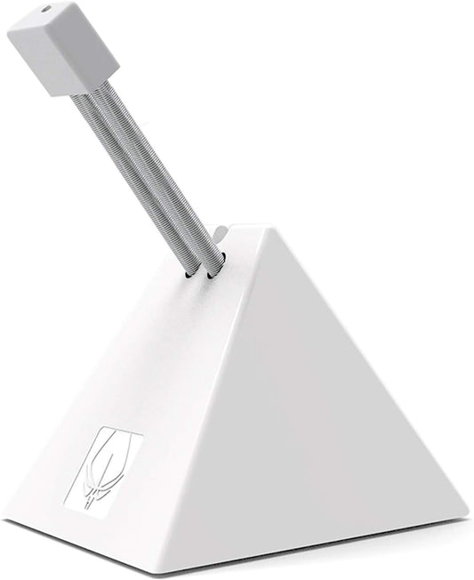 Hotline Games Mouse Bungee Mouse Cord Clip Cord Management System Fixer Holder for Esports FPS Game (3.0 New White)