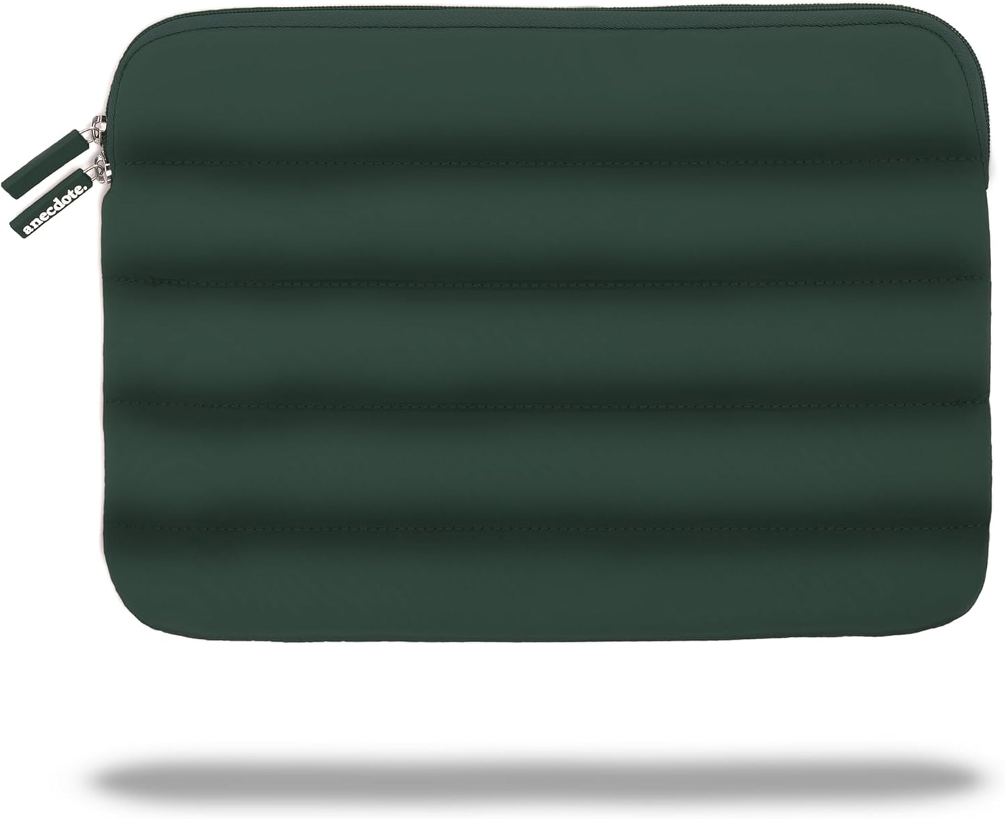 ANECDOTE Laptop Case 13-14 Inch – A Perfect Laptop Sleeve That is Compatible with MacBook Air/Pro and iPad Pro 12.9 – Fits in Your Bag, Padded and proective with an Aesthetic Design (Forest Green)