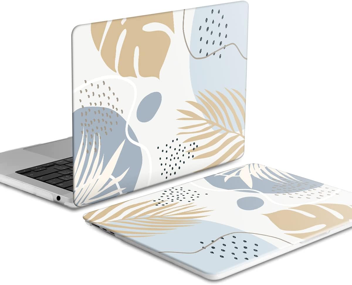 iCasso for MacBook Air 13 inch Case 2025 2024-2022 Release M4 A3240 M3 A3113 A2681 M2 with Liquid Retina Display, Hard Plastic Shell for Mac Air 13.6, Keyboard Cover&Screen Protector, Morandi Blue