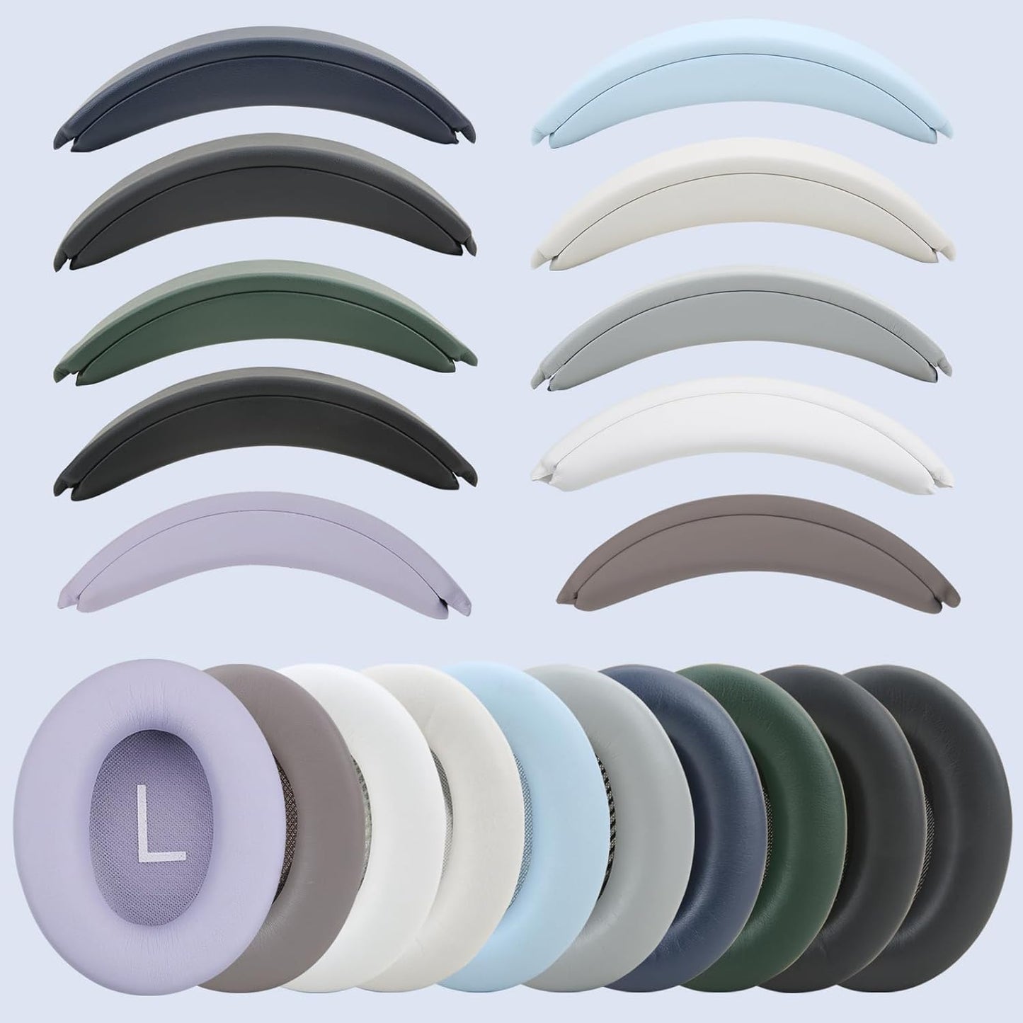 Earpads and Headband Pad Compatible with Bose QC45 QC35 Waterproof and Sweat-Resistant (Sandstone)