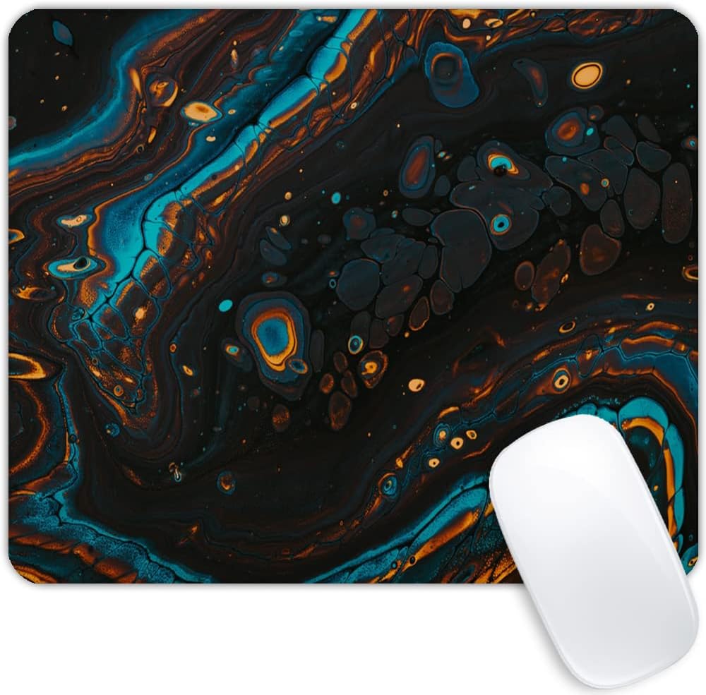 Green White and Black Marble Mouse pad Customized Mousepad Non-Slip Rubber Base Mouse Pads for Computers Laptop Office Desk Accessories Mouse pad