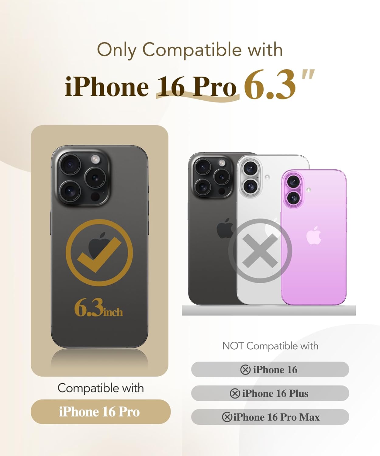 BERFY Magnetic for iPhone 16 Pro Case, Compatible with Magsafe, Built-in 9H Tempered Glass Screen Protector & Upgraded Camera Protection, Full-Body Plating Shockproof Phone Case for 16 Pro 6.3", Black